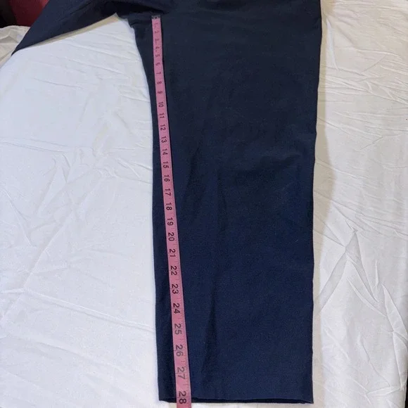 Eileen Fisher Washable Stretch Crepe Pants – Navy (RN 78121 / Size XXL - Picture 4 of 5